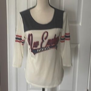 NFL New England Patriots 3/4 Sleeve Tee Shirt